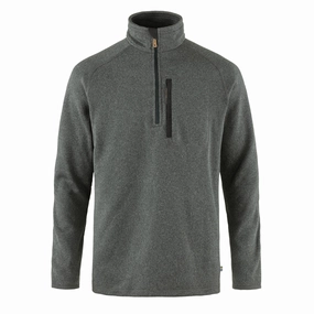Fjallraven Ovik Fleece Half Zip Dark Grey Today Only Discount Alert Price Drop Today