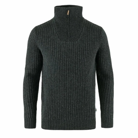 Fjallraven Ovik Half Zip Knit Dark Grey Surprise Discount Today Gift Ideas Galore