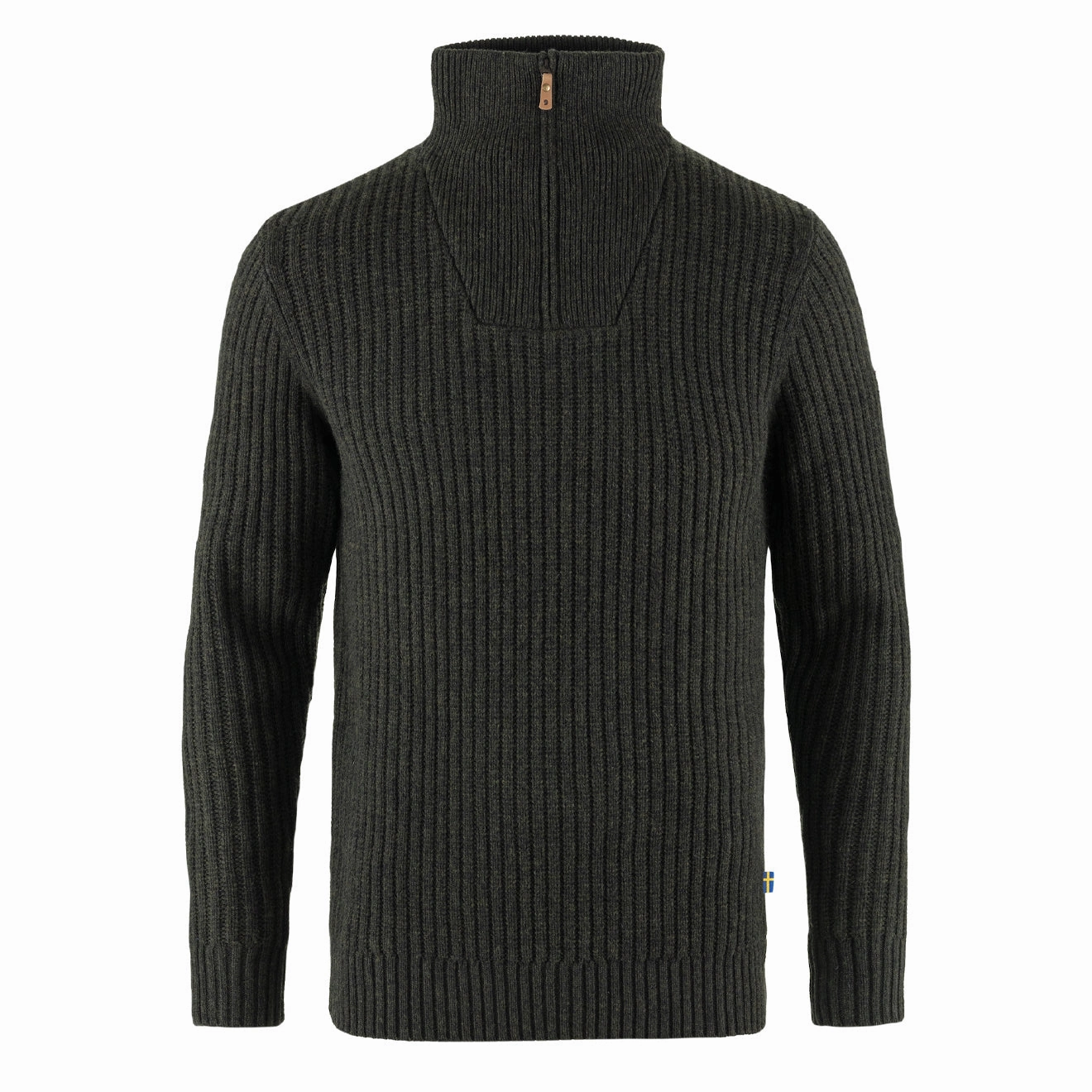 Fjallraven Ovik Half Zip Knit Dark Olive Trending Savings Now Surprise Offer Now