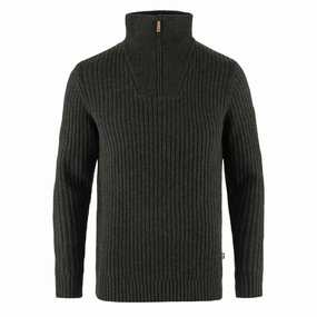 Fjallraven Ovik Half Zip Knit Dark Olive Flash Deal Alert