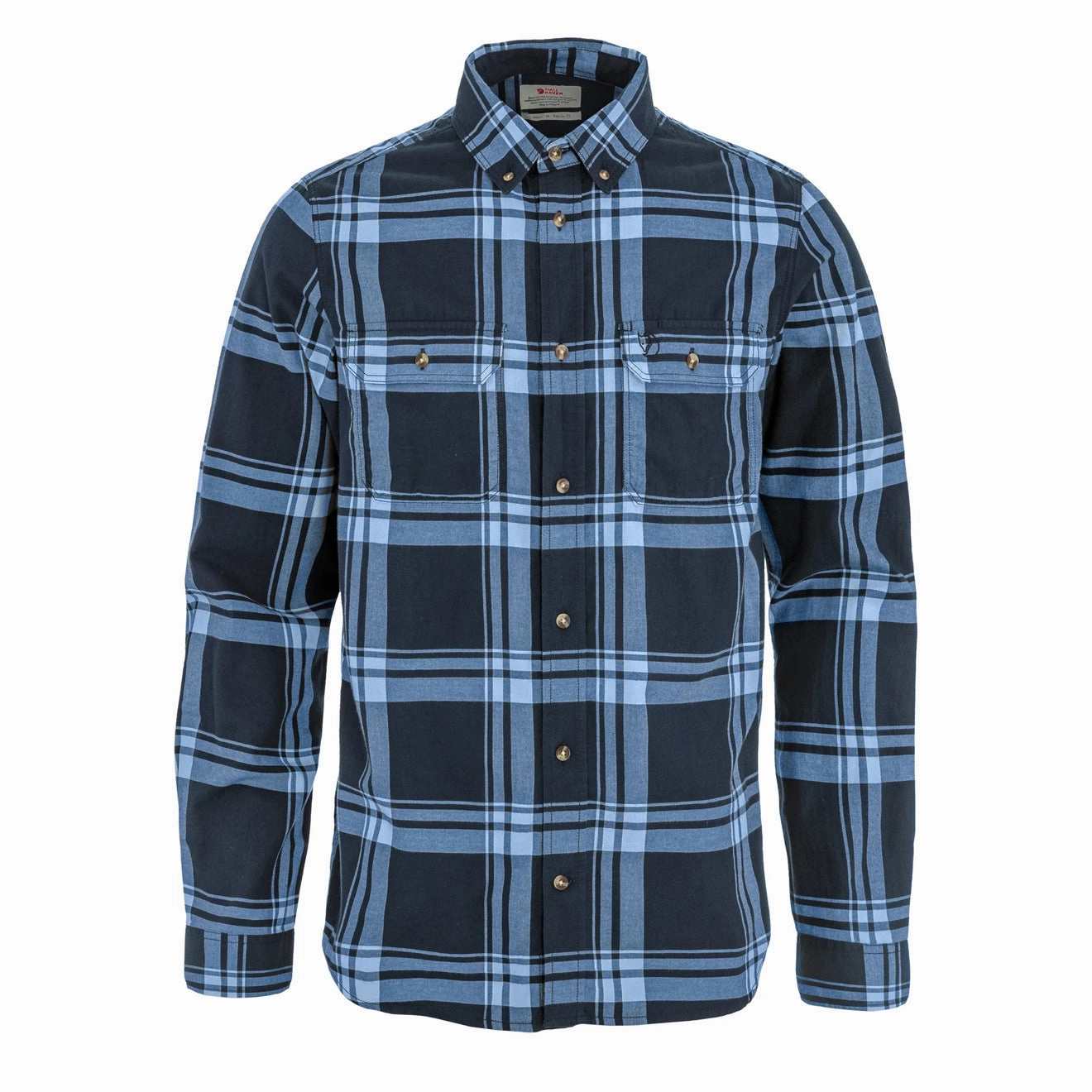 Fjallraven Ovik Lite Flannel Shirt Dark Navy / Ultramarine Limited Stock Deals