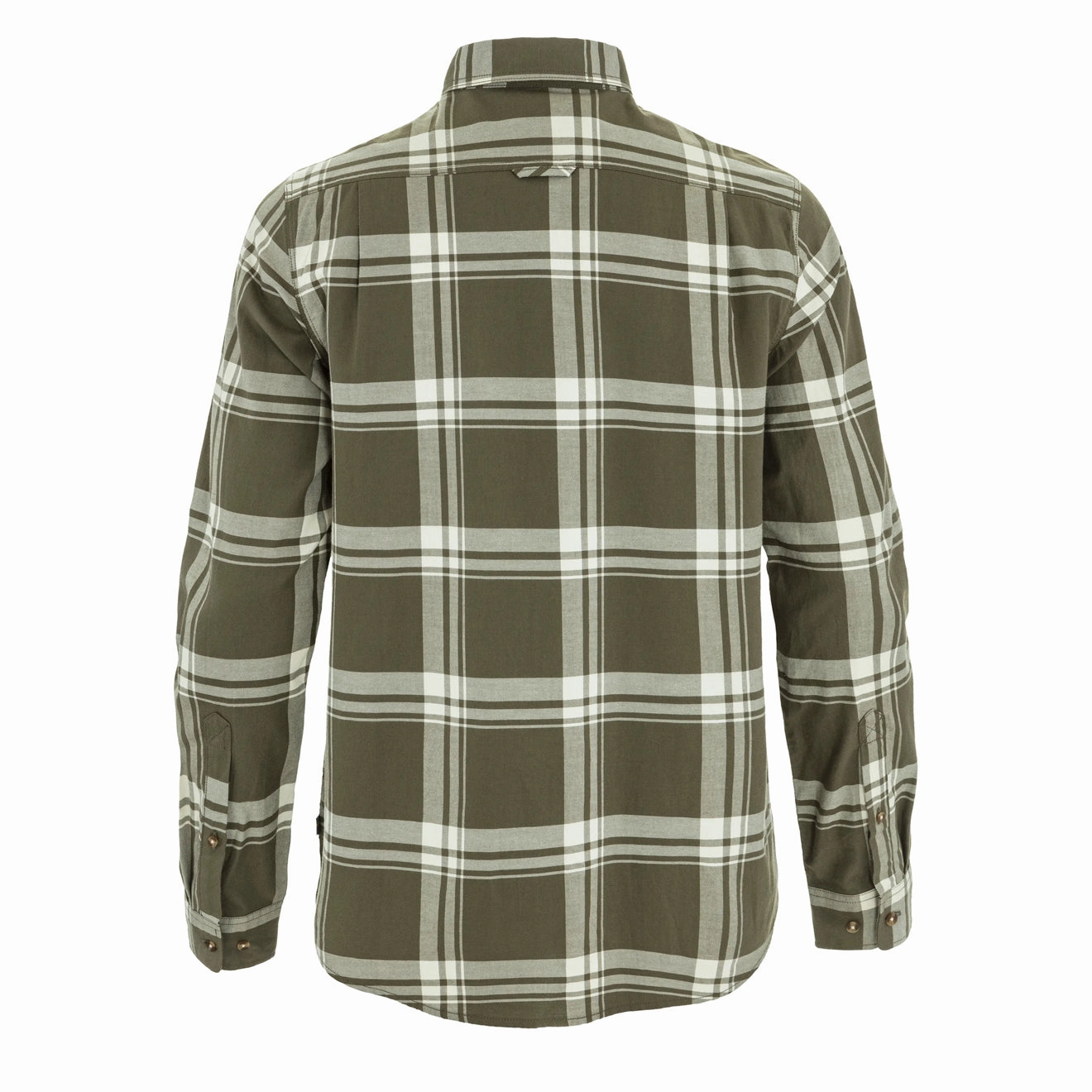 Fjallraven Ovik Lite Flannel Shirt Laurel Green / Chalk White Shop Save Big