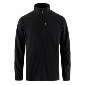 Fjallraven Ovik Lite Fleece Half Zip Black Online Exclusive Savings Trendy Picks Today
