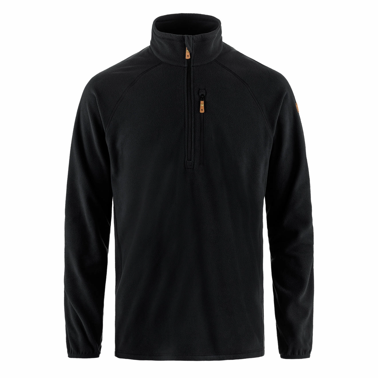 Limited Time Steal Limited Time Discount Fjallraven Ovik Lite Fleece Half Zip Black