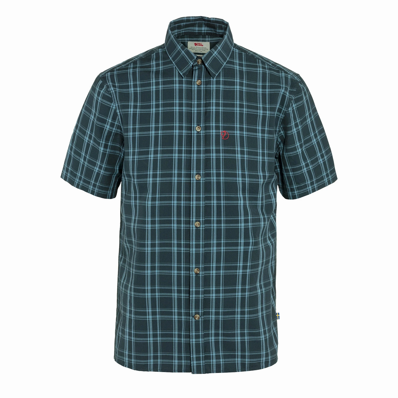 Fjallraven Ovik Lite Shirt Ss Dark Navy / Dawn Blue Grab the Deal Now