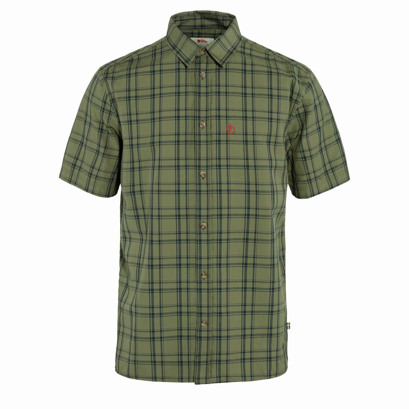 Clearance Sale Now Today Only Savings Fjallraven Ovik Lite Shirt Ss Green-Dark Navy