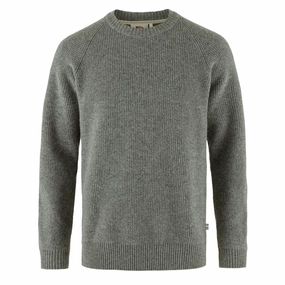 Price Drop Today Mega Discount Event Fjallraven Ovik Rib Sweater Grey
