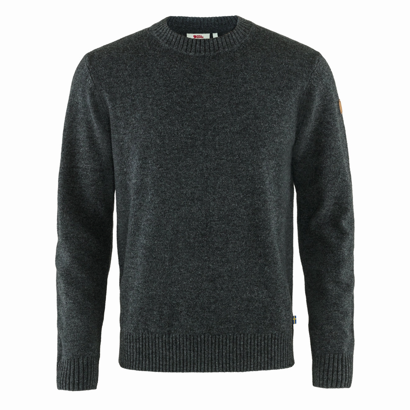 Deal of the Day Fjallraven Ovik Round-Neck Sweater Dark Grey