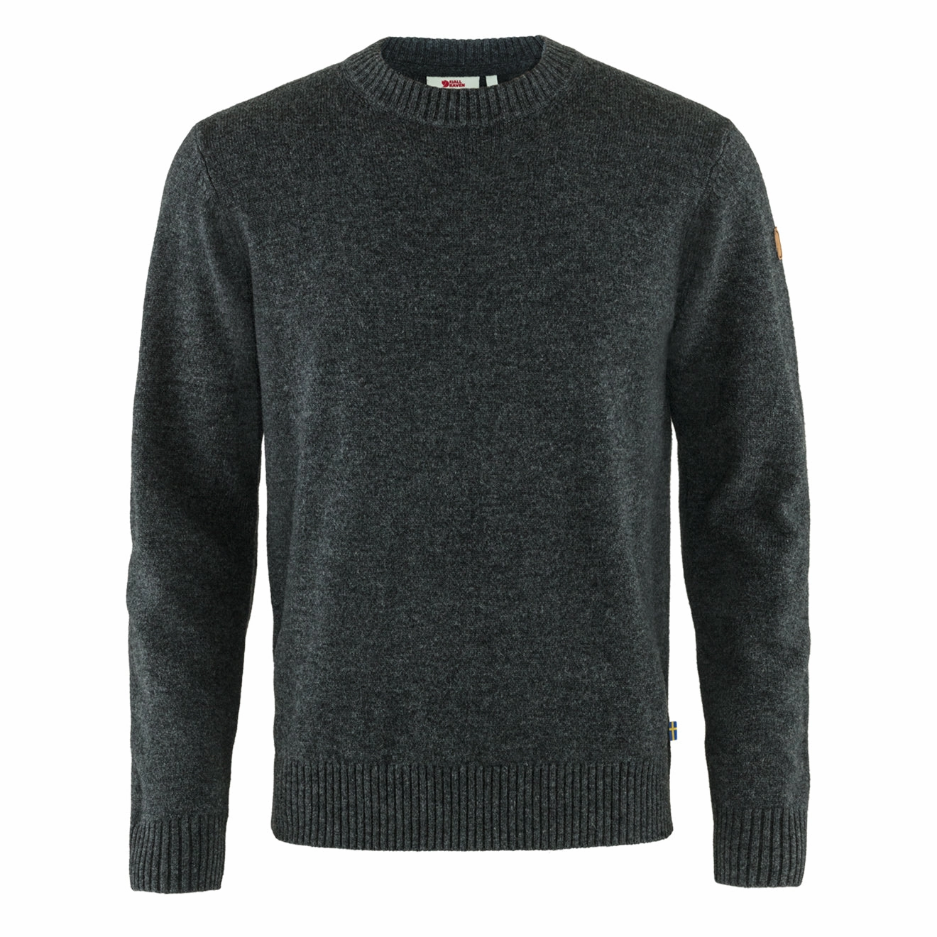 Fjallraven Ovik Round-Neck Sweater Dark Grey Special Deals Online
