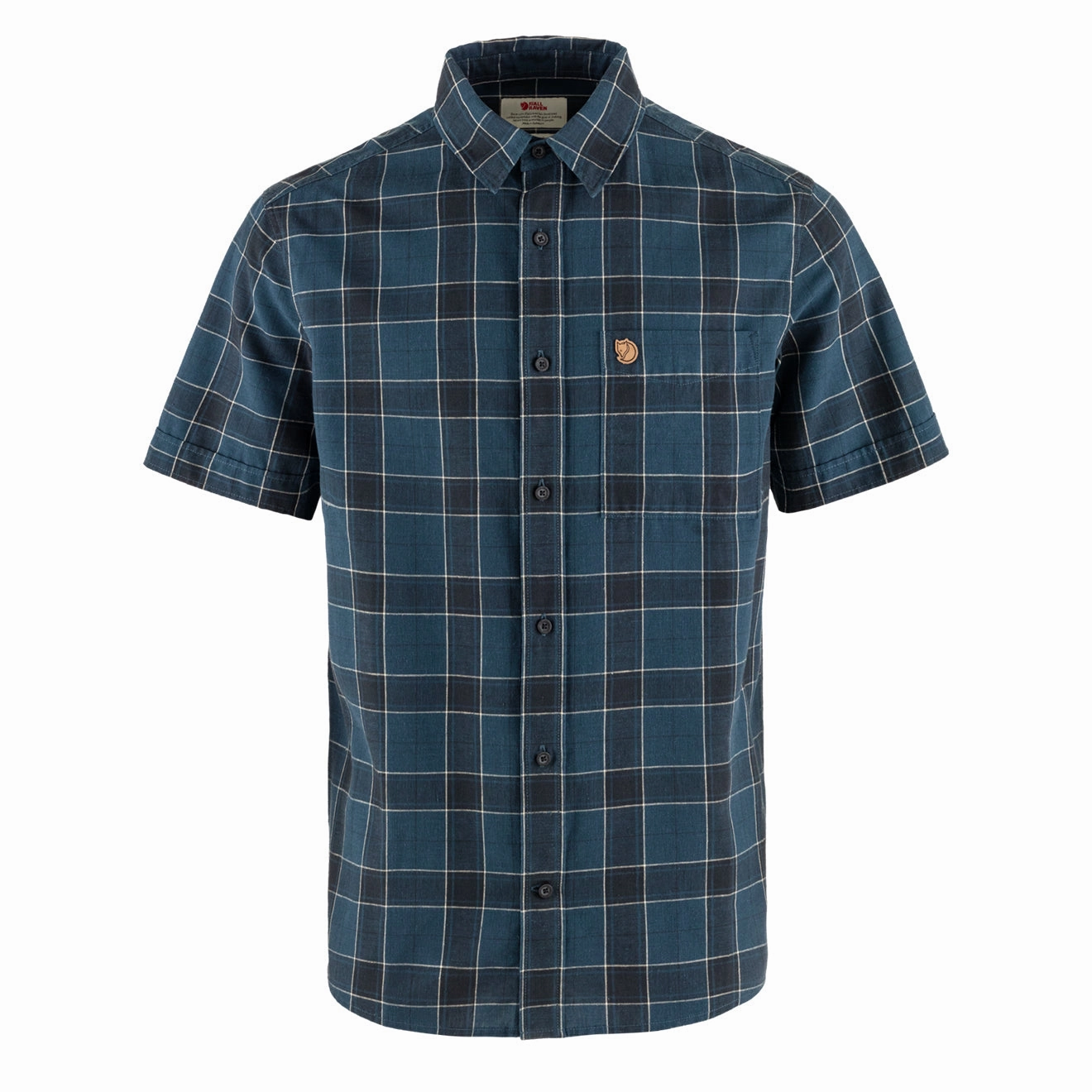 Fjallraven Ovik Travel Shirt Ss Indigo Blue / Dark Navy Shop Todays Picks