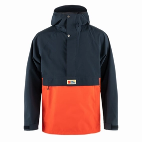 Fjallraven Vardag Hydratic Anorak Dark Navy / Flame Orange Unmissable Deal Today