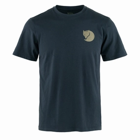 Fjallraven Walk With Nature T-Shirt Dark Navy Limited Stock Hot Deal