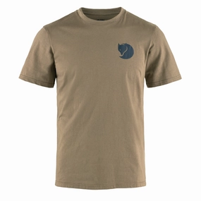 Fjallraven Walk With Nature T-Shirt Suede Brown Grab Save Today