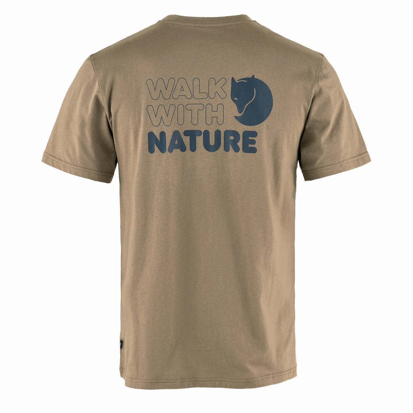 Trending Offer Today Save Today Event Fjallraven Walk With Nature T-Shirt Suede Brown