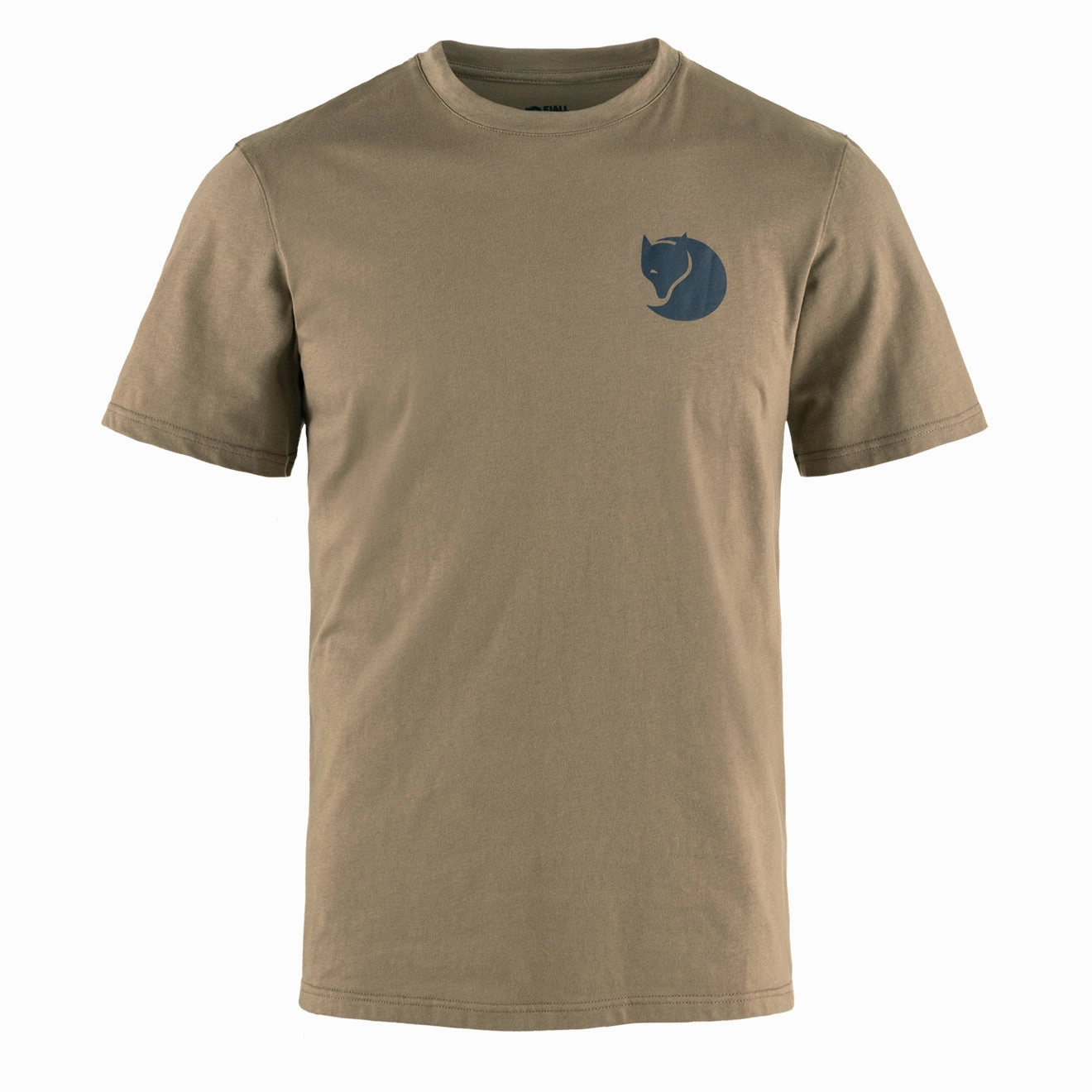 Fjallraven Walk With Nature T-Shirt Suede Brown Grab Save Today