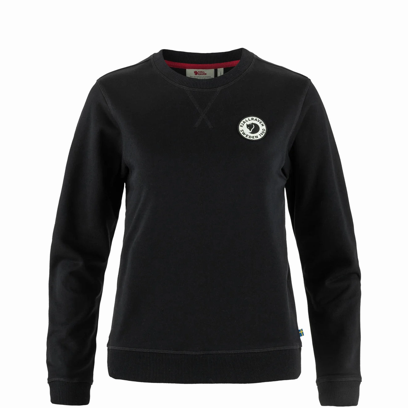 Fjallraven Womens 1960 Logo Badge Sweater Black Best Deal Online Online Exclusive Offer