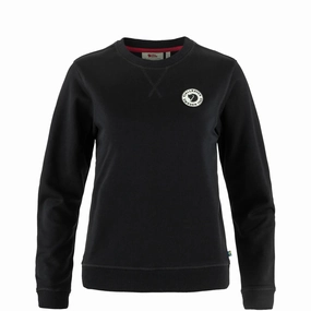 Fjallraven Womens 1960 Logo Badge Sweater Black Grab Todays Deal Exclusive Hot Pick