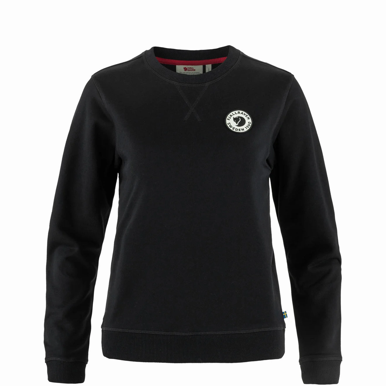 Fjallraven Womens 1960 Logo Badge Sweater Black Grab Todays Deal Exclusive Hot Pick