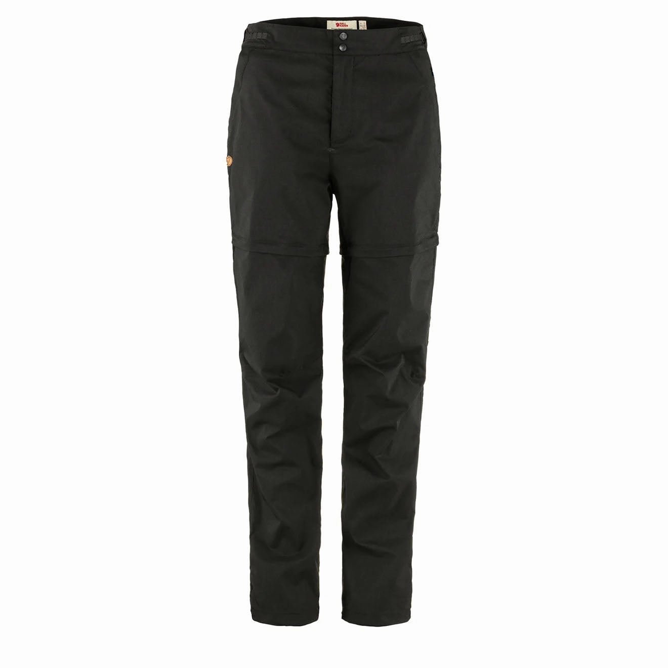 Grab the Deal Now Best Price Online Fjallraven Womens Abisko Hike Zip-Off Trousers Reg Leg Black