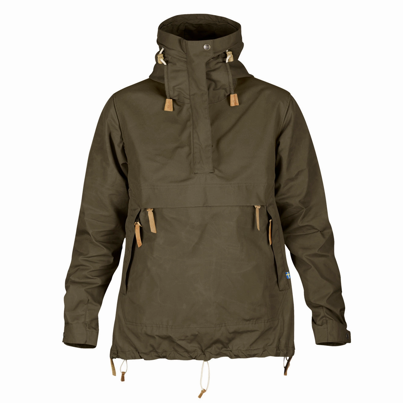 Clearance Sale Fjallraven Womens Anorak No. 8 Dark Olive