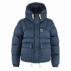 New Arrival Discount Price Slash Today Fjallraven Womens Expedition Down Cropped Jacket Navy