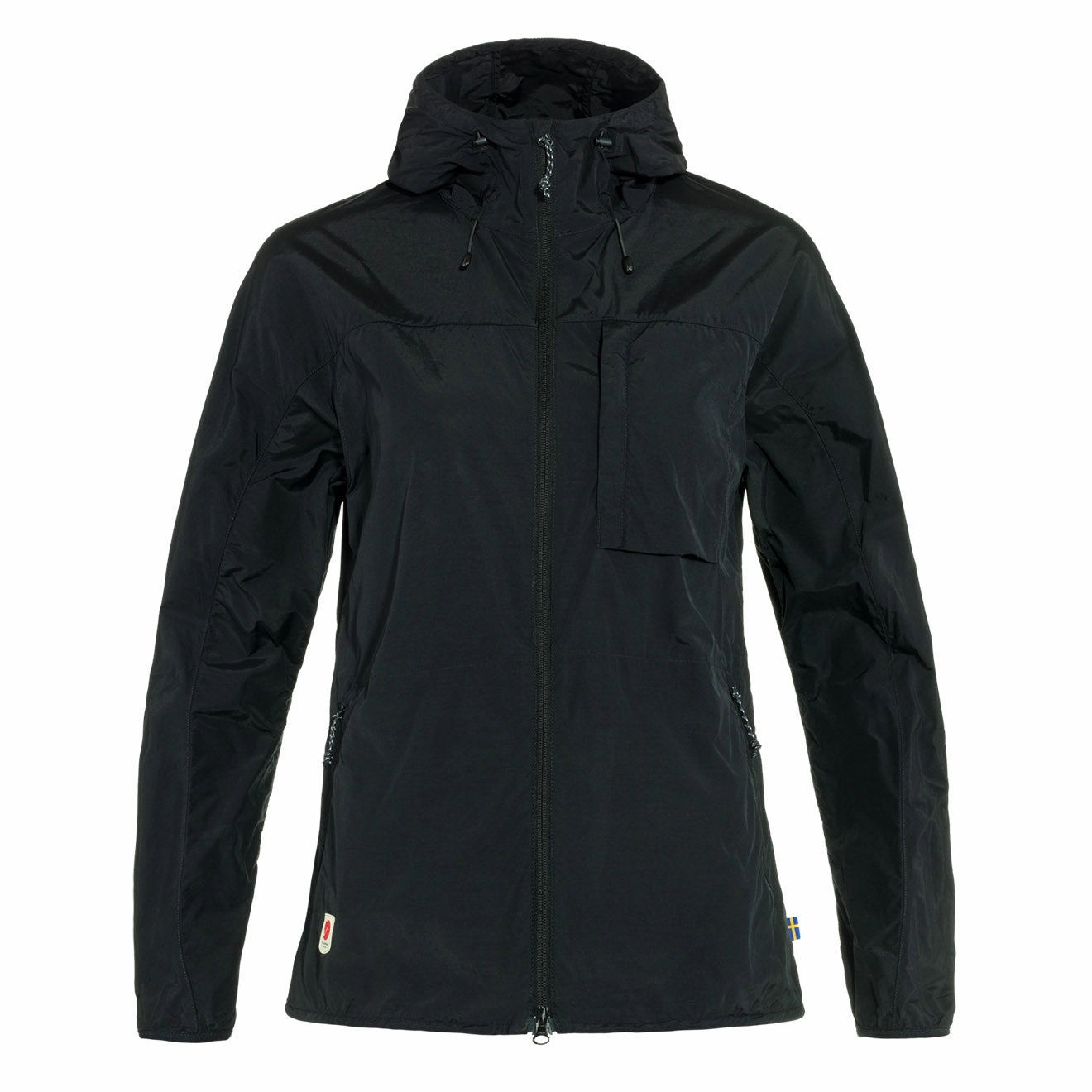 Fjallraven Womens High Coast Wind Jacket Black Flash Deal Alert