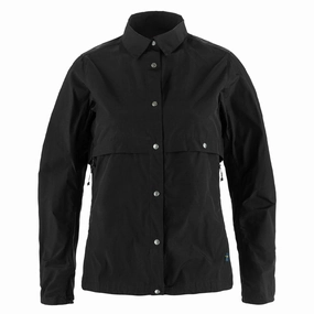 Limited Offer Alert Fjallraven Womens Hoja Rider'S Wind Jacket Black