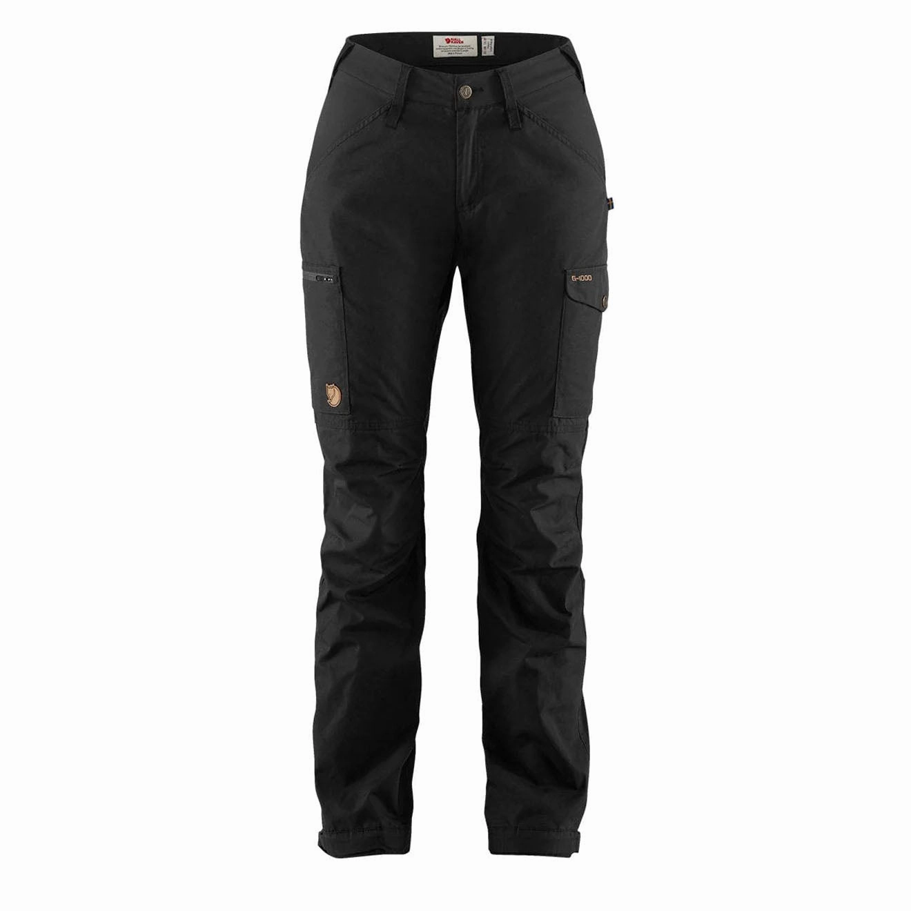 Shop Grab Offer Last Chance Offer Fjallraven Womens Kaipak Curved Trousers Black