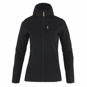 Fjallraven Womens Keb Fleece Hoodie Black Todays Hot Pick Hot Offer Event