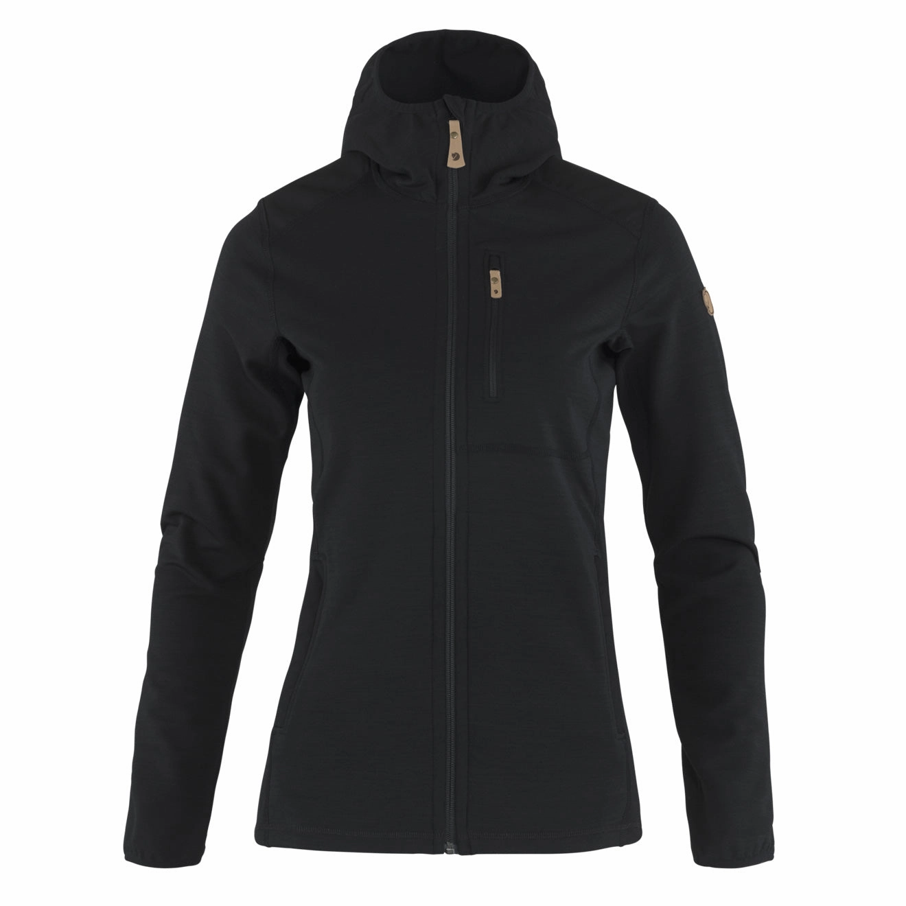 Fjallraven Womens Keb Fleece Hoodie Black Online Deal Frenzy