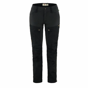 Save Big Online Hot Picks Today Fjallraven Womens Keb Trousers Curved Short Black
