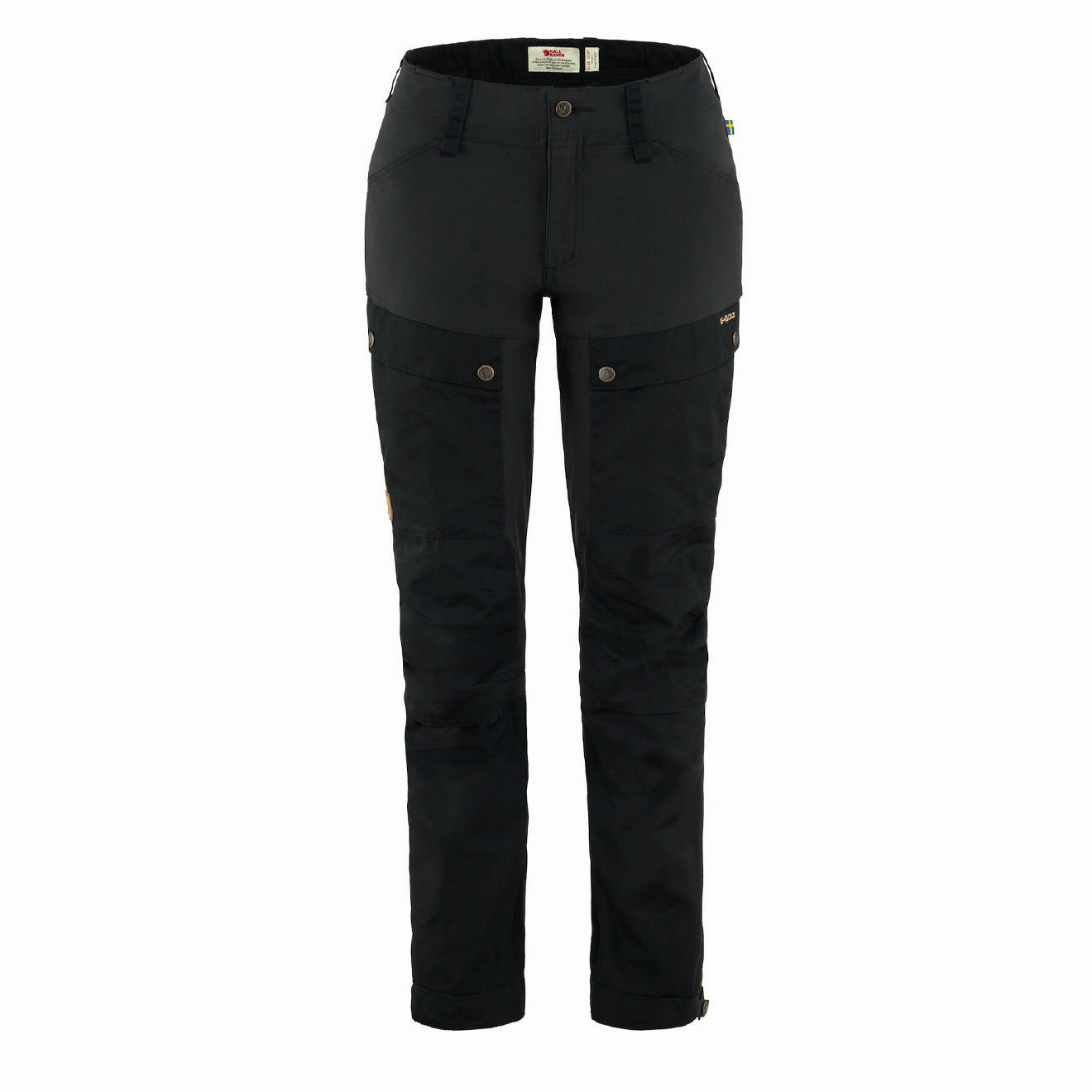 Save Big Online Hot Picks Today Fjallraven Womens Keb Trousers Curved Short Black