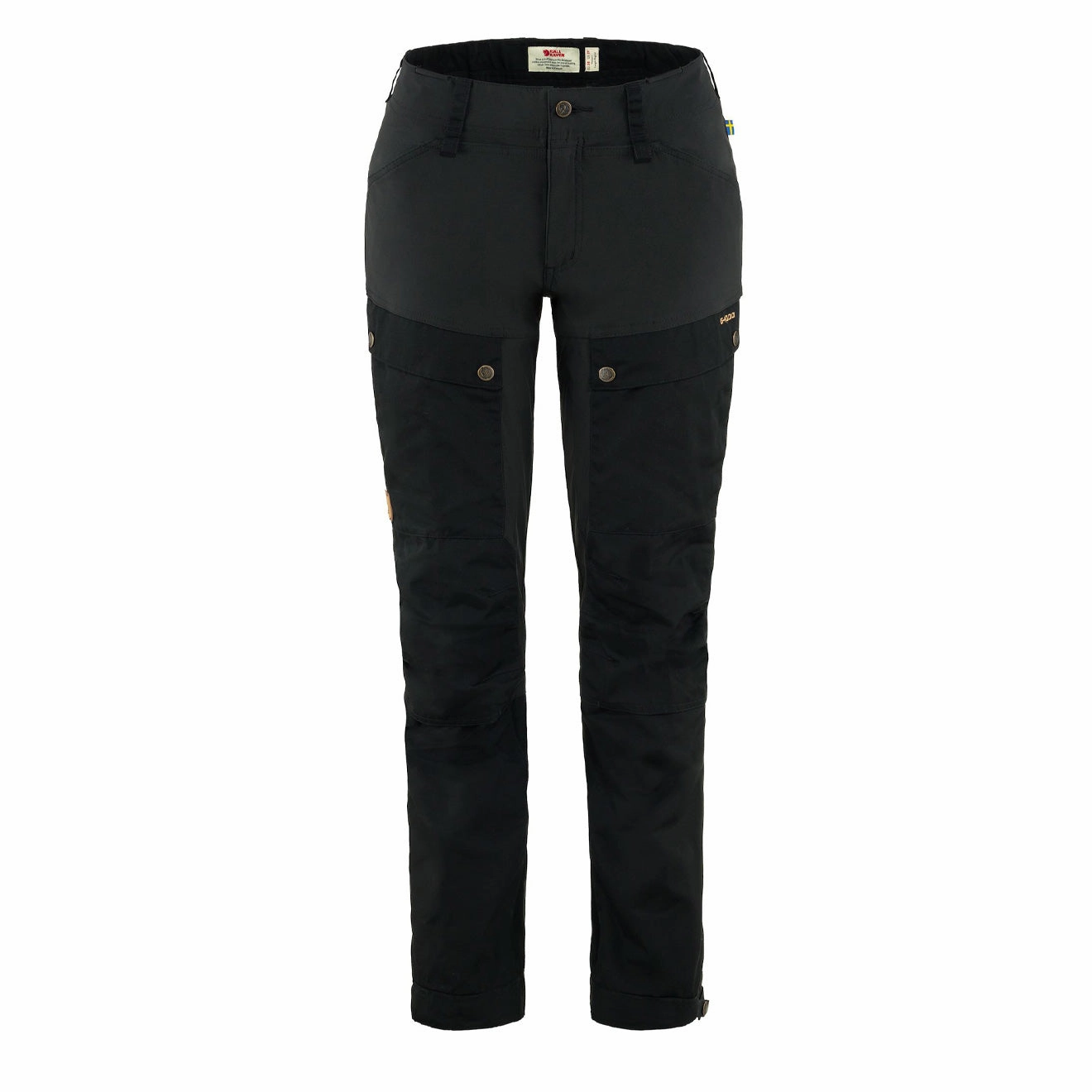 Fjallraven Womens Keb Trousers Curved Short Black Shop Grab Offer Today Only Savings