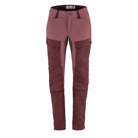 Instant Hot Deal Fjallraven Womens Keb Trousers Curved Short Port-Mesa Purple