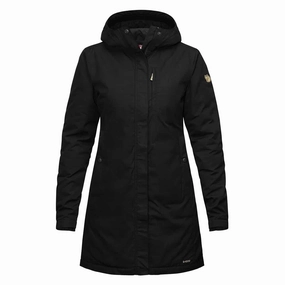 Today Only Steal Fjallraven Womens Kiruna Padded Parka Black