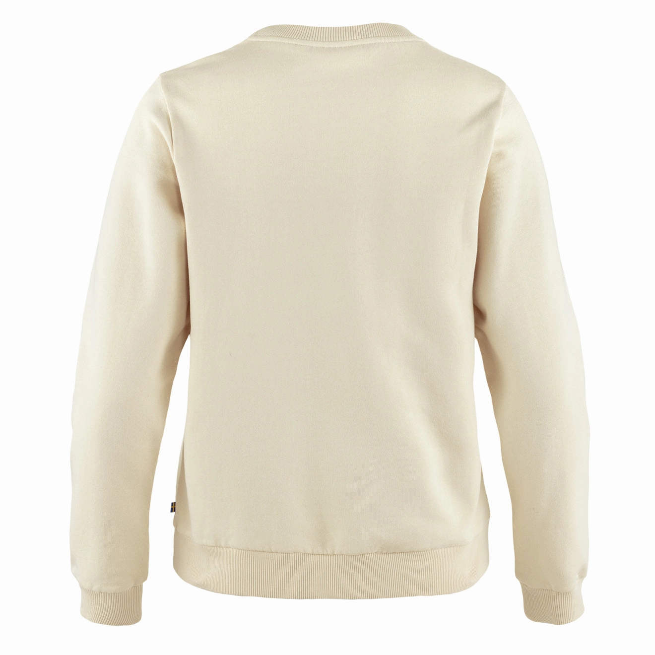 Fjallraven Womens  Logo Sweater Chalk White / Flame Orange Clearance Alert Now Hot Offer Inside