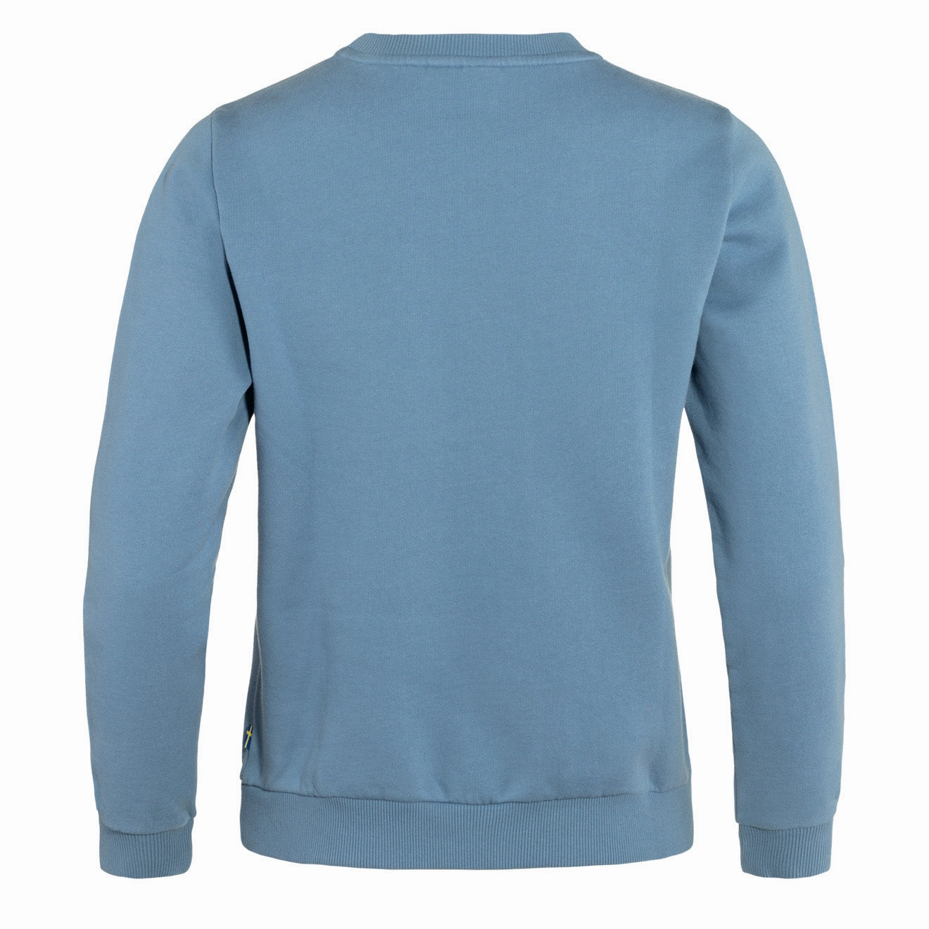 New Arrival Discount Fjallraven Womens Logo Sweater Dawn Blue / Terracotta Brown
