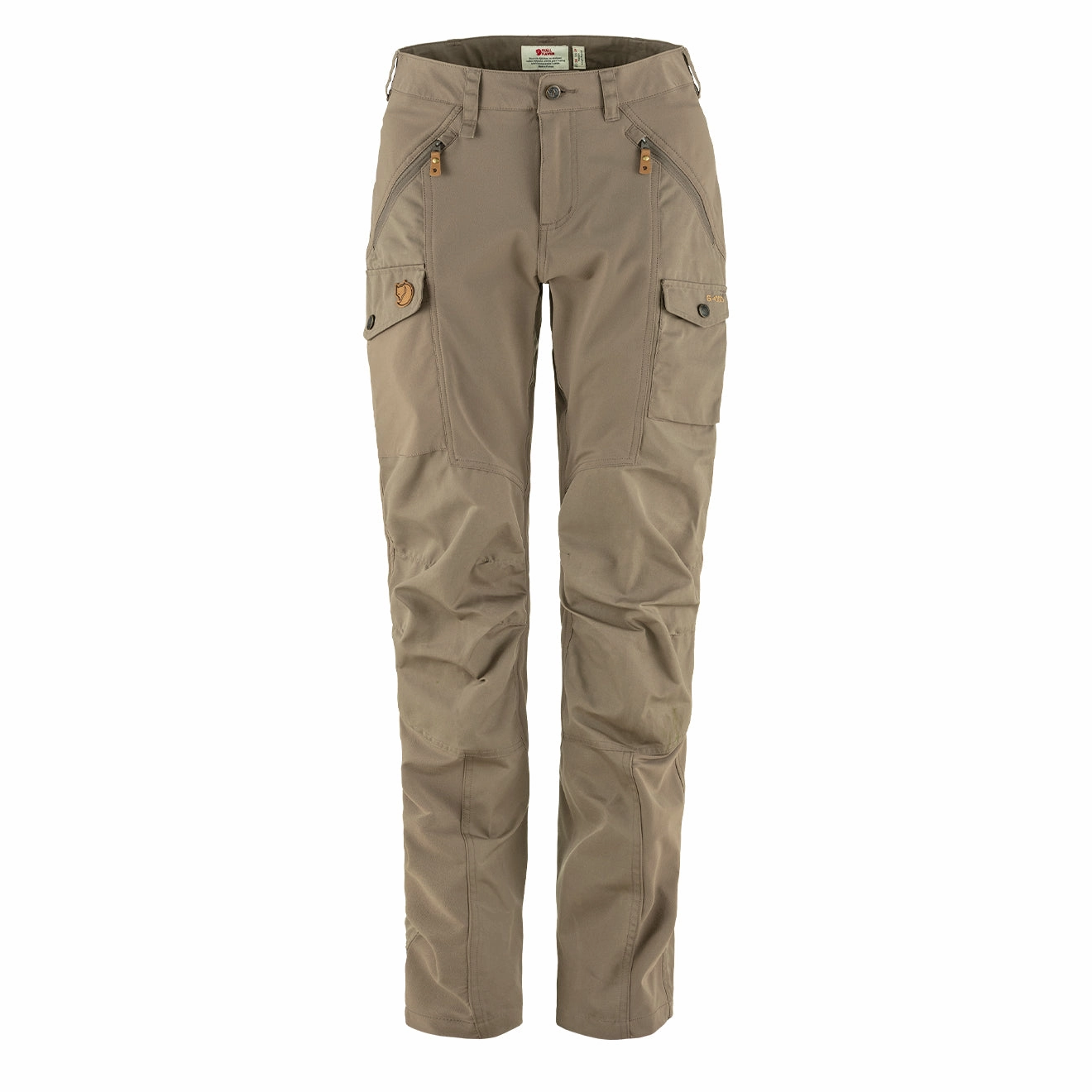 Fjallraven Womens Nikka Curved Trousers Suede Brown Shop Grab Now