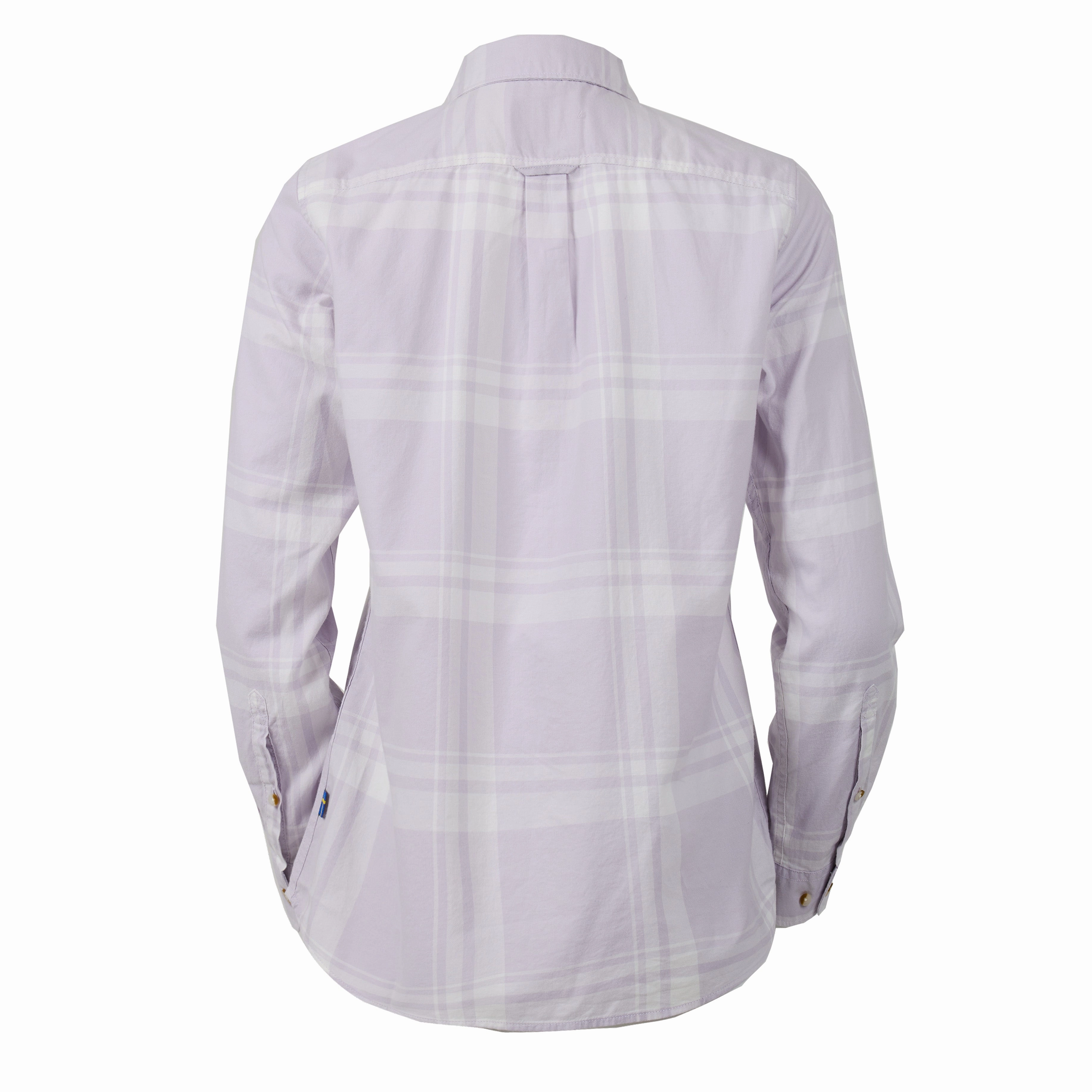 Fjallraven Womens Ovik Lite Flannel Shirt Chalk White / Lavender Mist Gift Sale Event