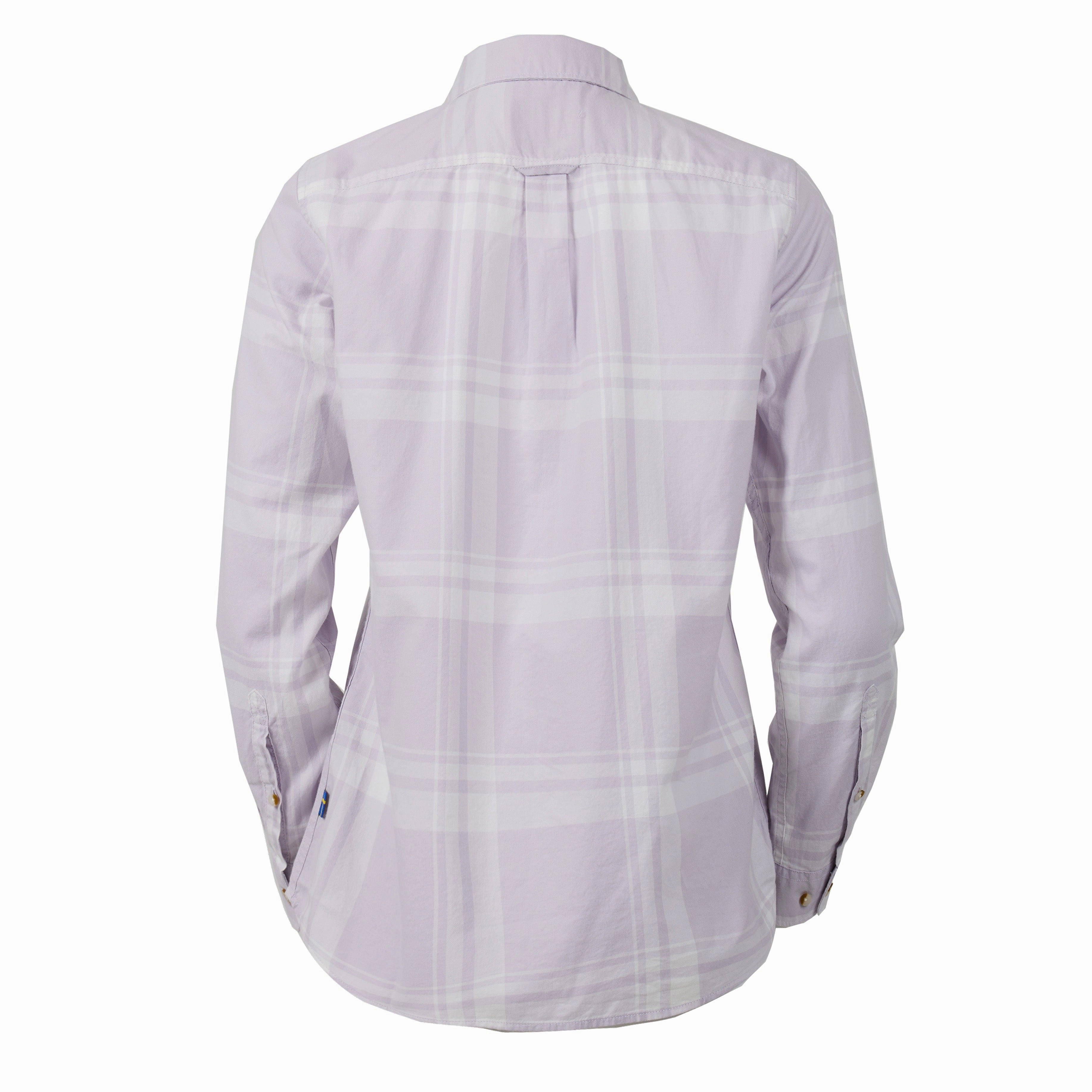 Limited Time Offer Fjallraven Womens Ovik Lite Flannel Shirt Chalk White / Lavender Mist