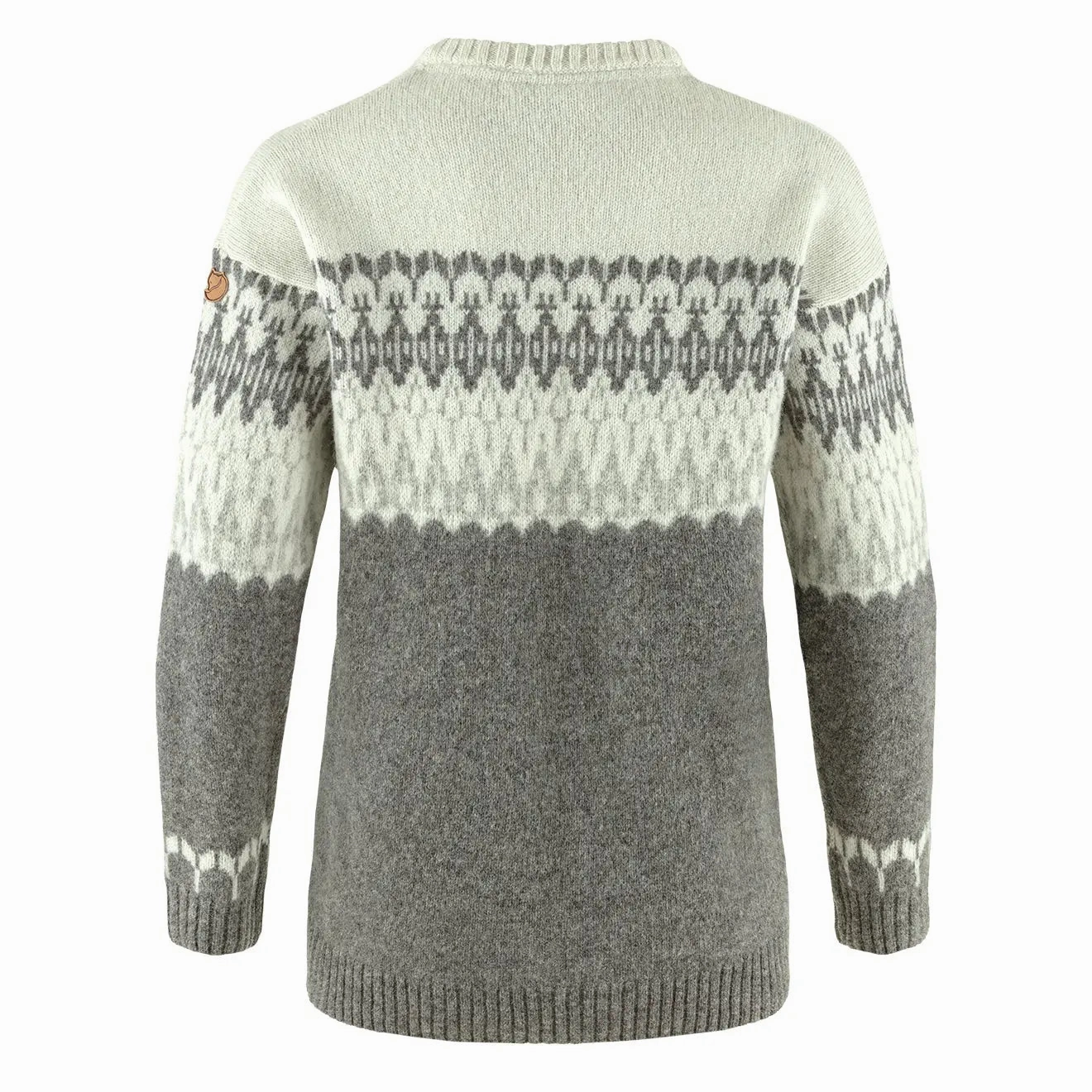 Fjallraven Womens Ovik Path Knit Grey / Chalk White Hot Clearance Now Flash Offer Today