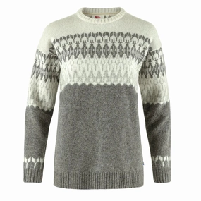 Trending Hot Deal Dont Miss Todays Deal Fjallraven Womens Ovik Path Knit Grey / Chalk White