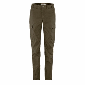 Shop Grab Savings Fjallraven Womens Stina Trousers Dark Olive