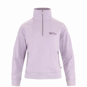 Fjallraven Womens Vardag Half Zip Sweater Lavender Mist Mega Savings Now Special Online Offer