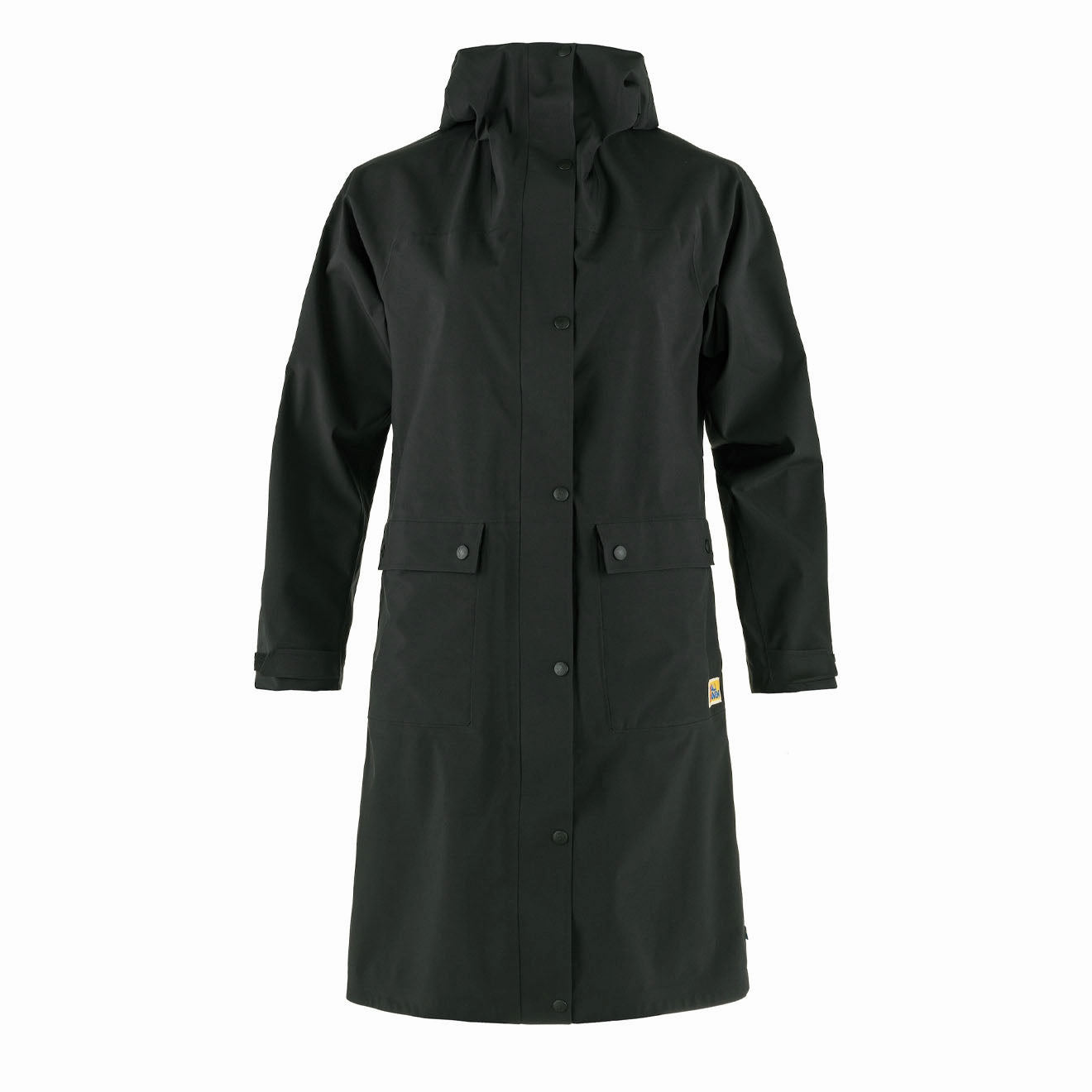 Shop the Best Deals Instant Savings Inside Fjallraven Womens Vardag Rain Parka Black