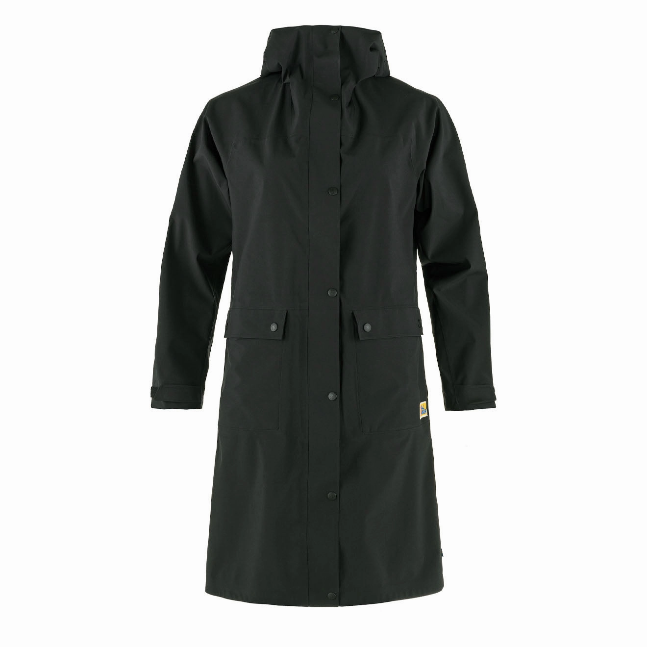 Trending Today Steal Fjallraven Womens Vardag Rain Parka Black