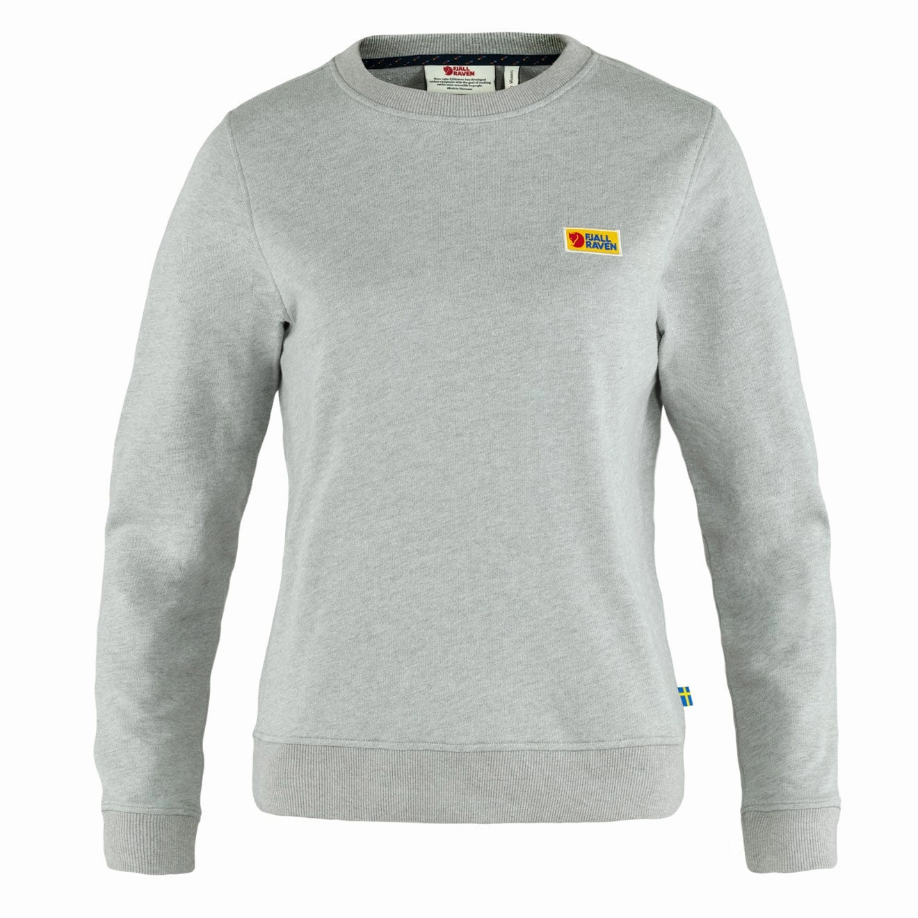 Fjallraven Womens Vardag Sweater Grey Melange Grab It Fast