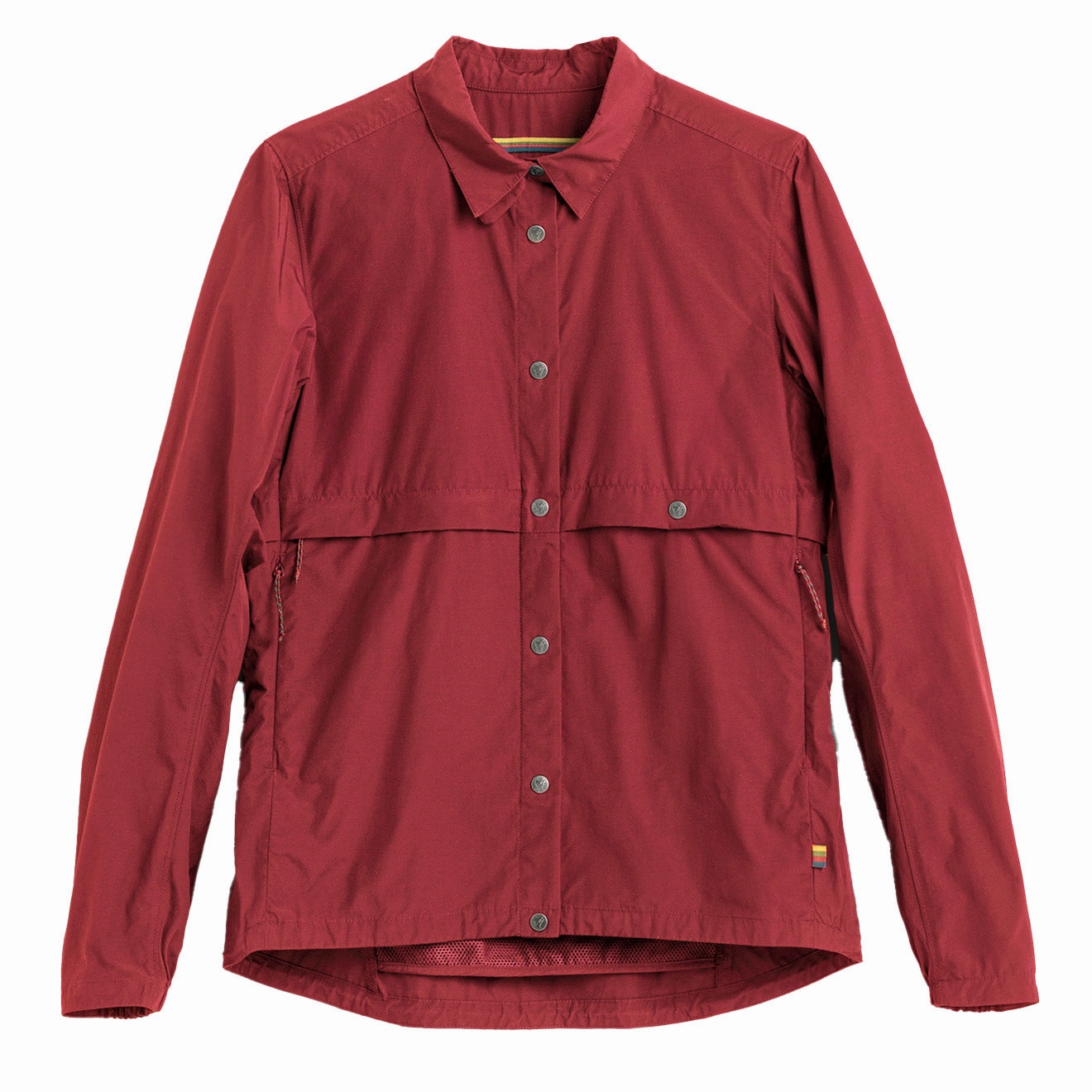 Fjallraven X Specialized Womens Riders Wind Jacket Pomegranate Red Daily Deal Frenzy