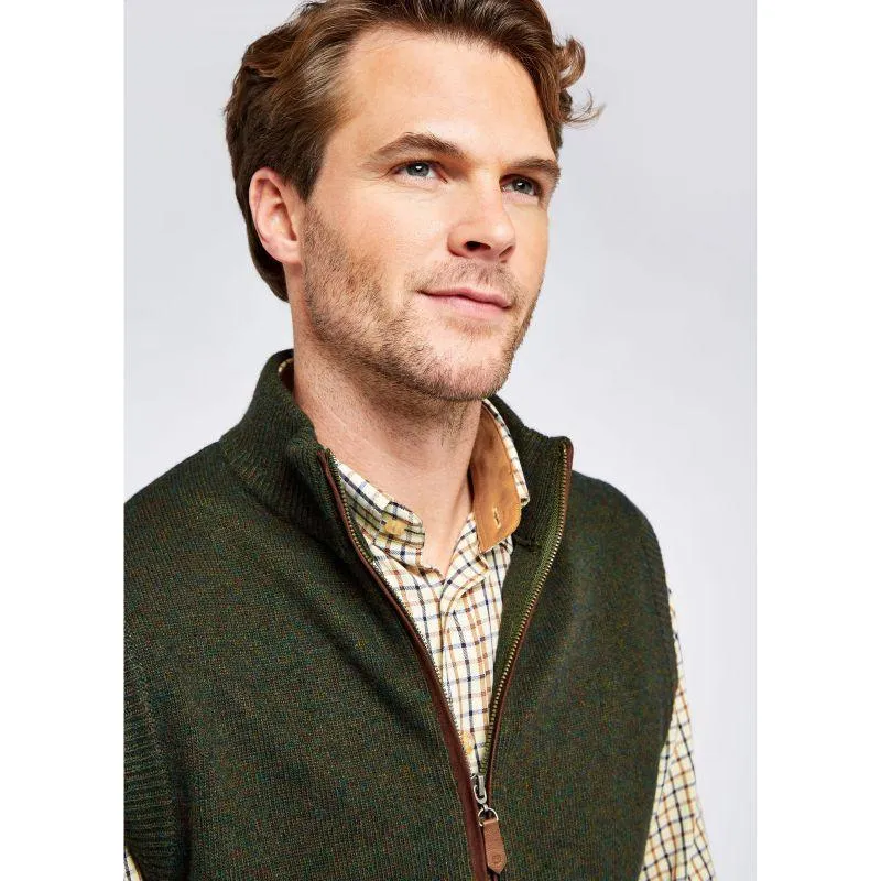Best Deal Online Dubarry Upperwood Mens Wool Blend Gilet - Olive
