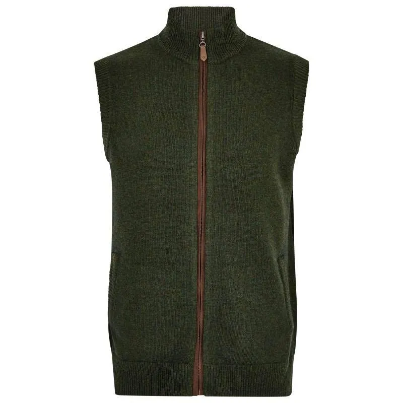 Todays Trending Deals Dubarry Upperwood Mens Wool Blend Gilet - Olive